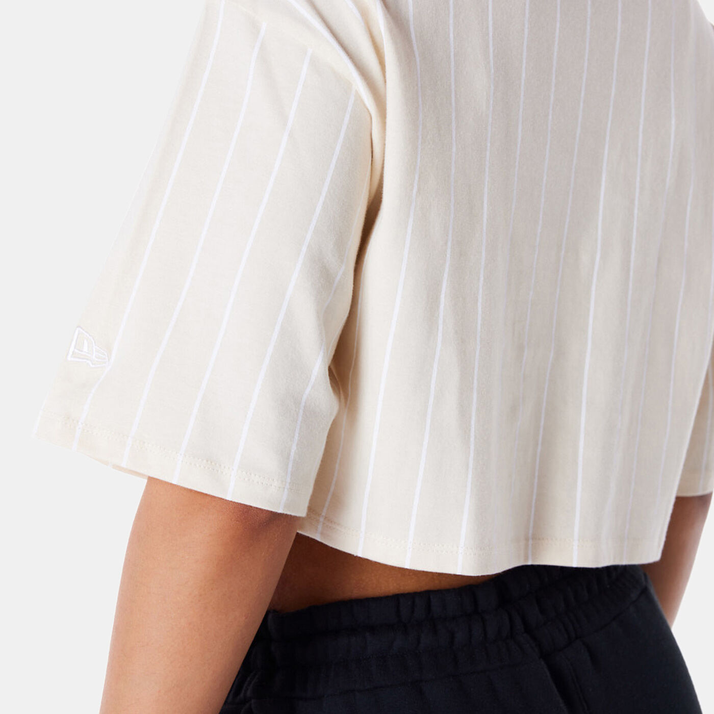 Women's Pinstripe Crop Top