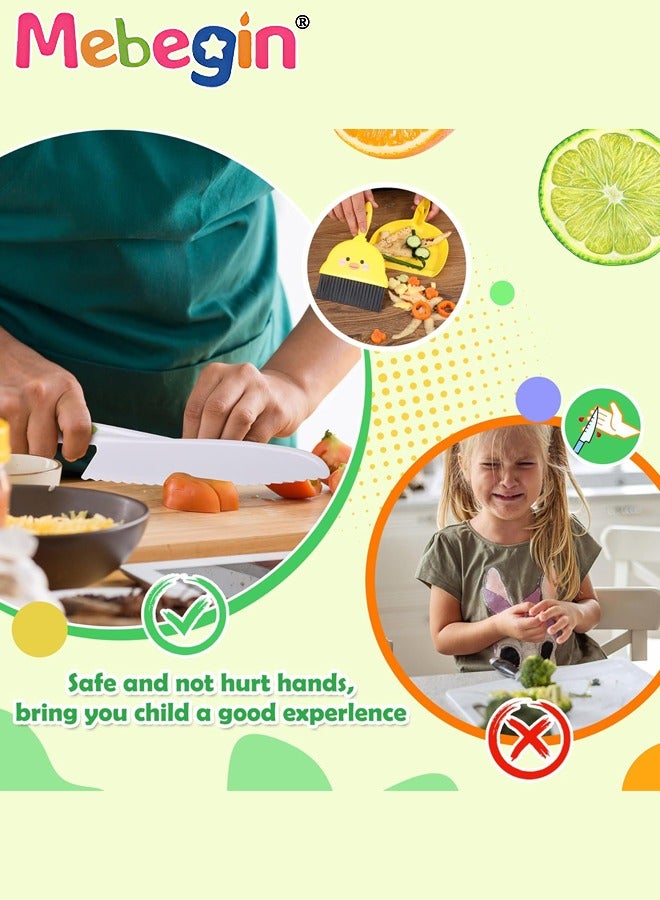 23 Pcs SafeKid Toddler Kitchen Set for Real Cooking,include Cutting Board Crinkle Cutters Cleaning Tools Apron,Montessori Kitchen Tool Toy for Girl Boy, Educational Gifts for Birthday Party