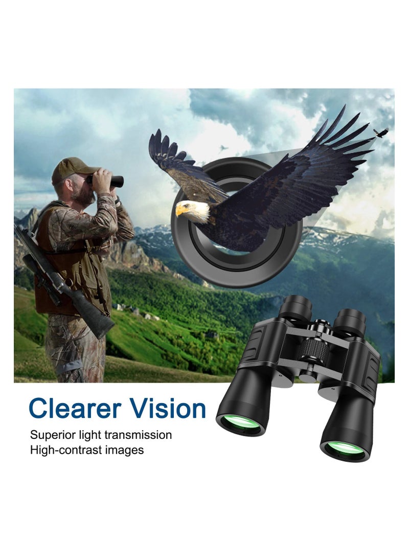 High Power Binoculars for Outdoor Hunting and Wildlife Observation – Fully Multi-Coated Optics, BAK7 Prism, Adjustable Twist-Up Eyecups