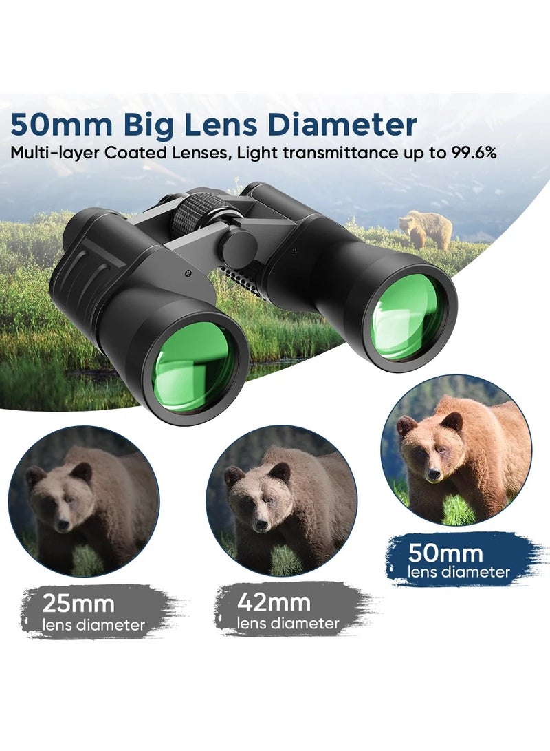 High Power Binoculars for Outdoor Hunting and Wildlife Observation – Fully Multi-Coated Optics, BAK7 Prism, Adjustable Twist-Up Eyecups