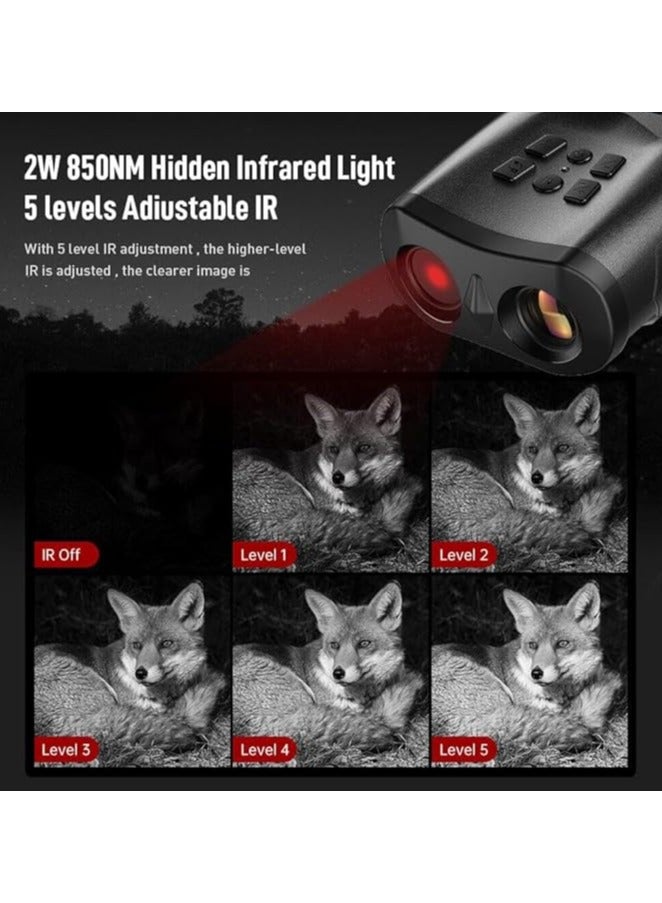 Professional Binoculars Telescope 12X Zoom with 800M Full Dark Infrared Night Vision – Ideal for Hunting, Camping, and Video Recording