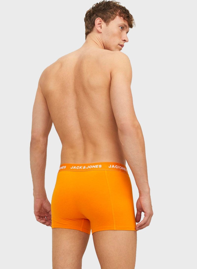 Jackex 3 Pack Assorted Logo Band Trunks