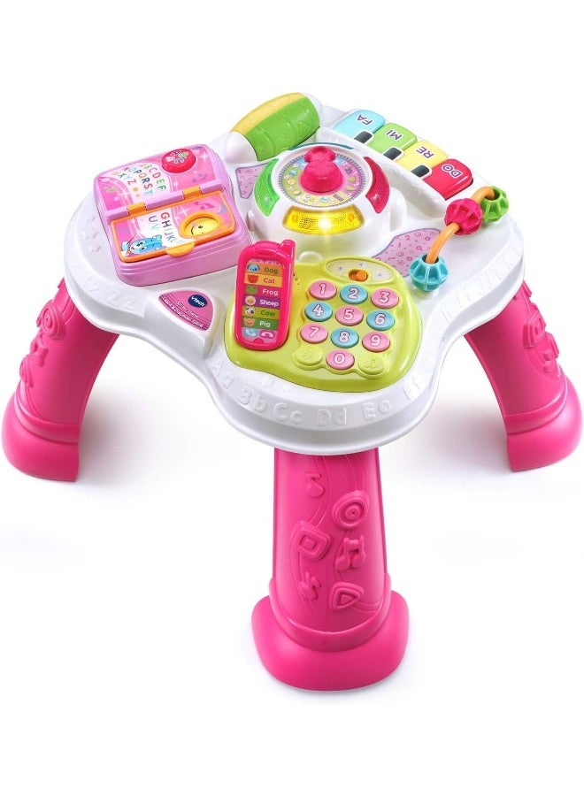 VTech Sit-To-Stand Learn & Discover Table, Pink