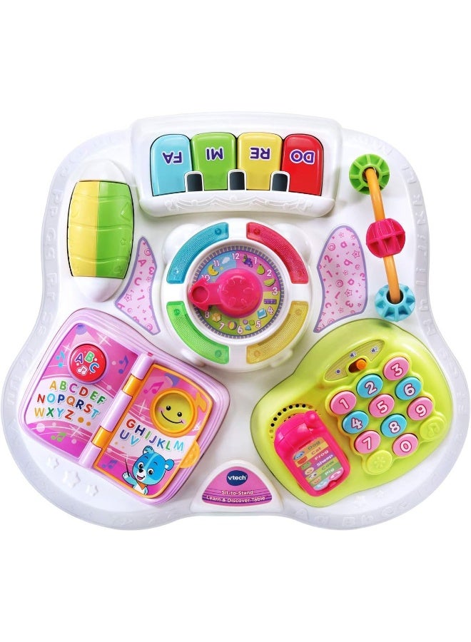 VTech Sit-To-Stand Learn & Discover Table, Pink