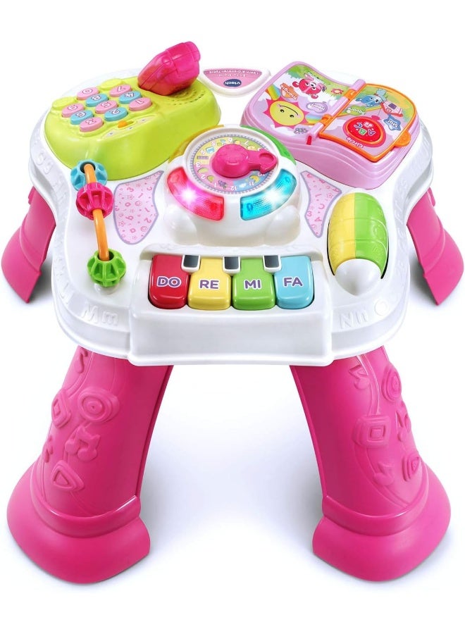 VTech Sit-To-Stand Learn & Discover Table, Pink