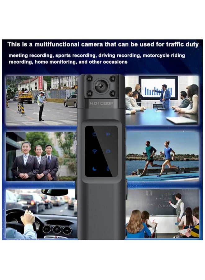 1080P HD WiFi Conference Recorder Pen with Law Enforcement and Sports Camera, Night Vision Capability