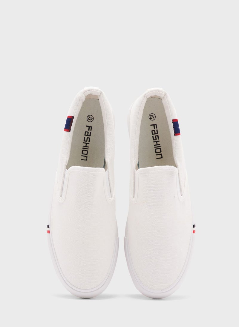 Casual Canvas Slip Ons