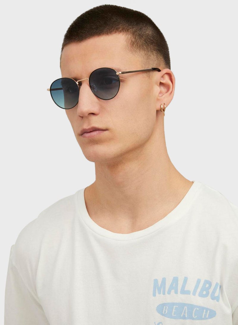 Jacryder Retro Round Sunglasses