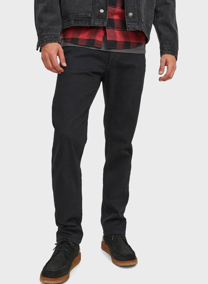 Jjiclark Jjeven Rinse  Wash Straight Fit Jeans