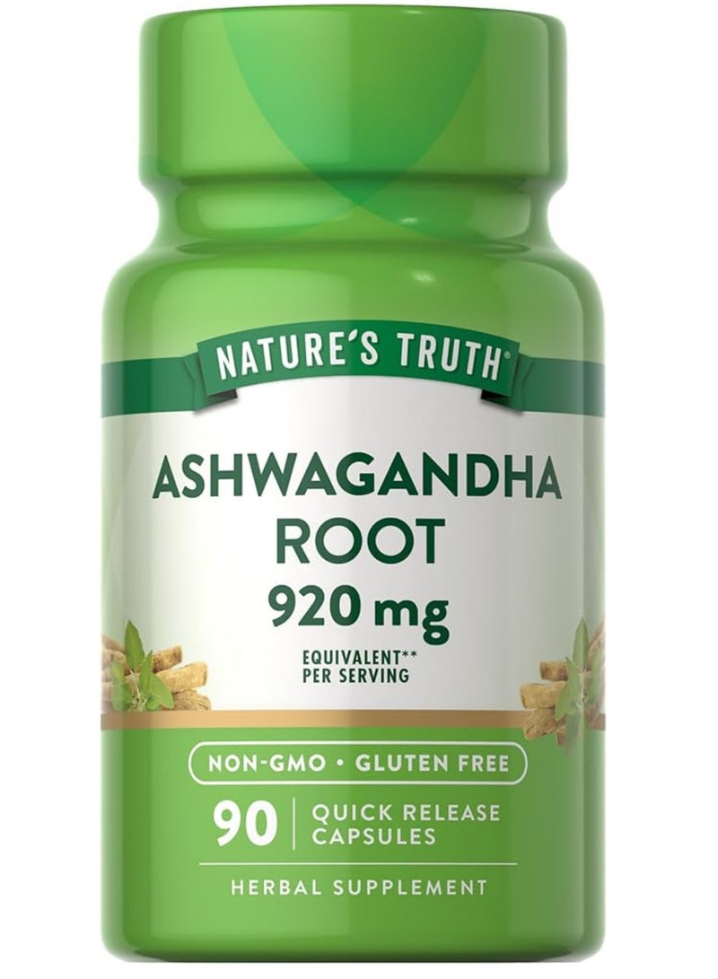 Ashwagandha Root 920mg 90 capsules