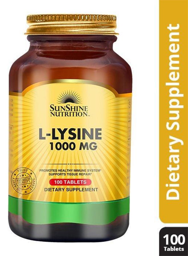 L-Lysine 1000Mg 100 Tabs 08426