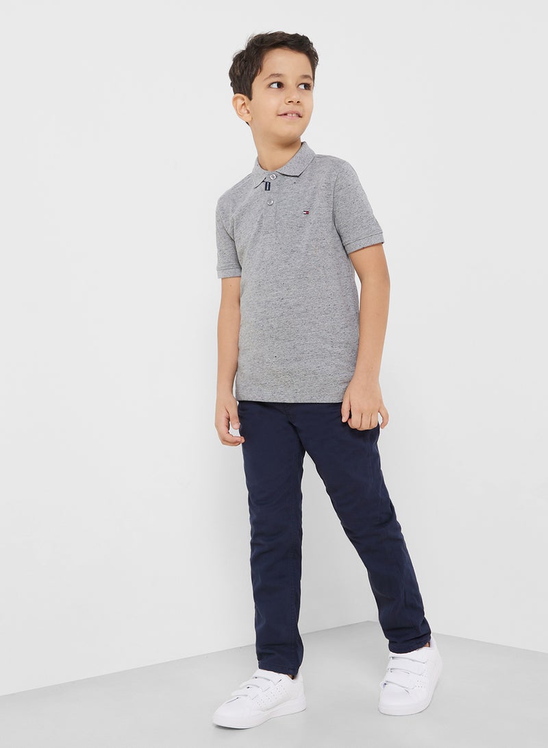 Youth Logo Regular Fit Polo