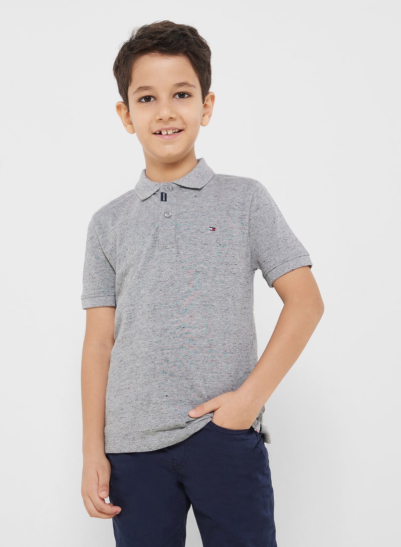 Youth Logo Regular Fit Polo