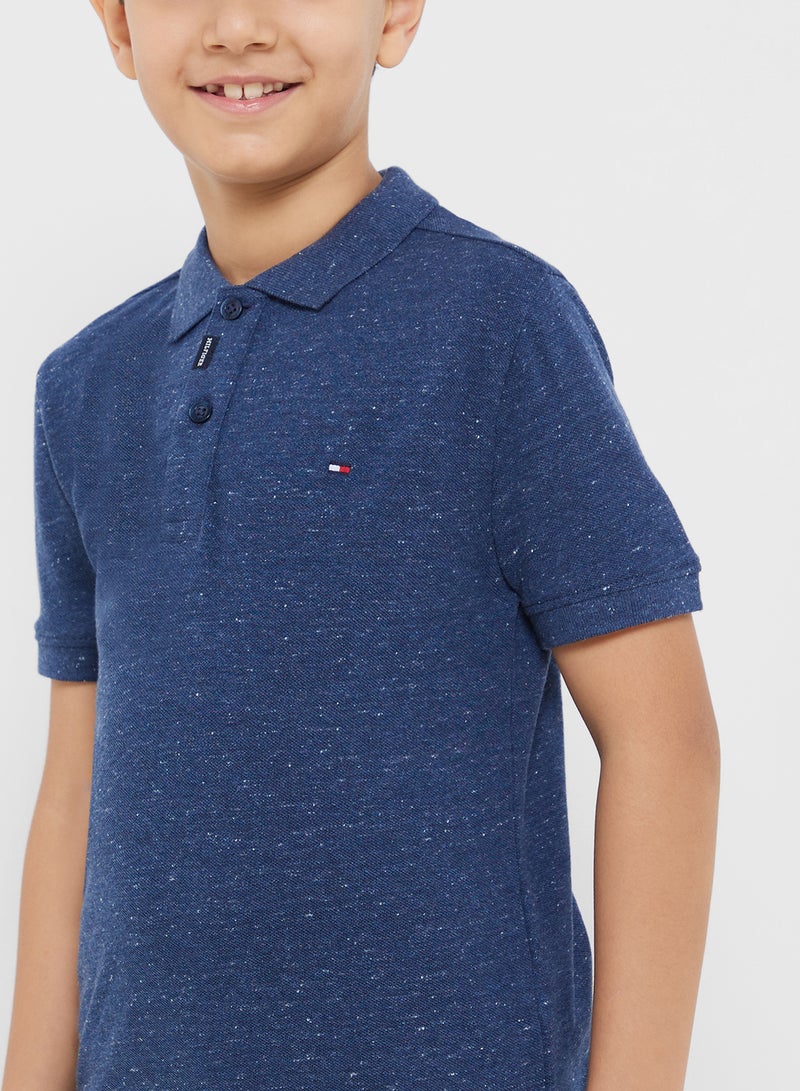 Youth Logo Regular Fit Polo