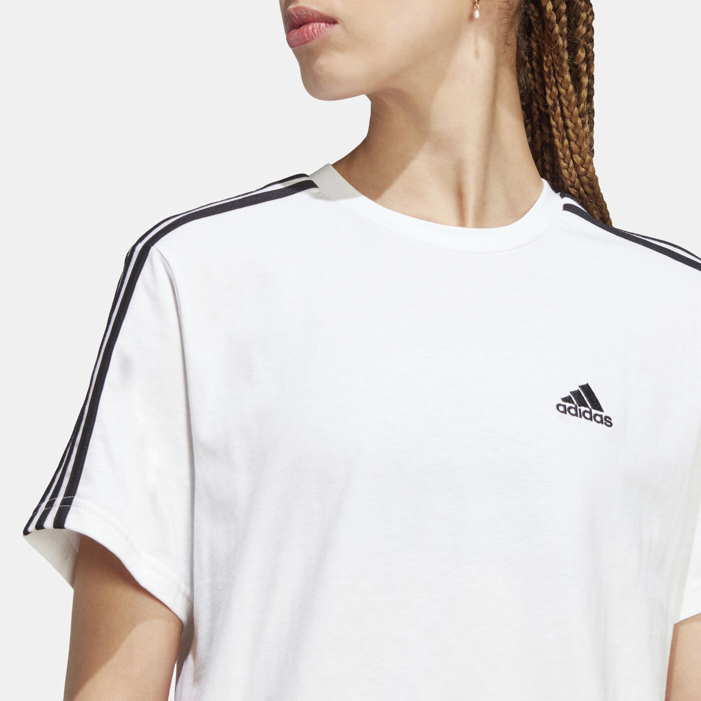 Women's Essentials 3-Stripes Crop Top