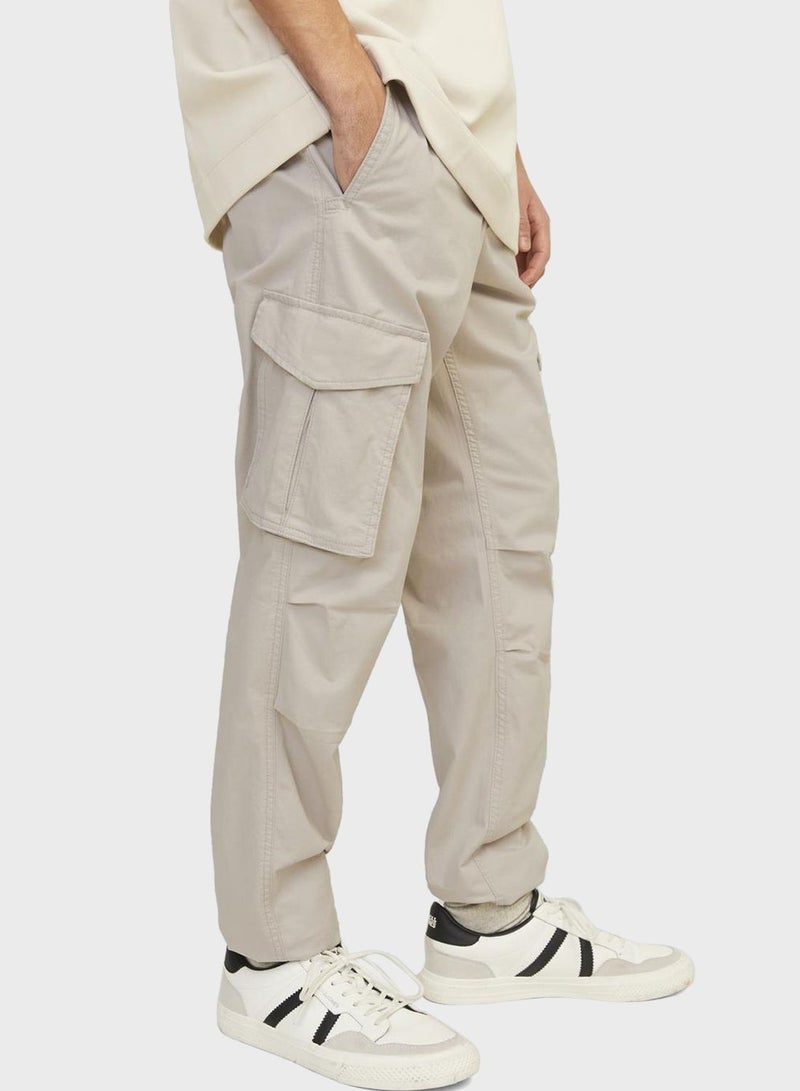 Jpstkane Jjnoah Pocket Detail Drawstring Cargo Pants