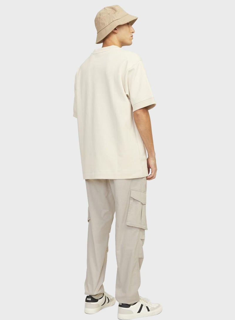 Jpstkane Jjnoah Pocket Detail Drawstring Cargo Pants