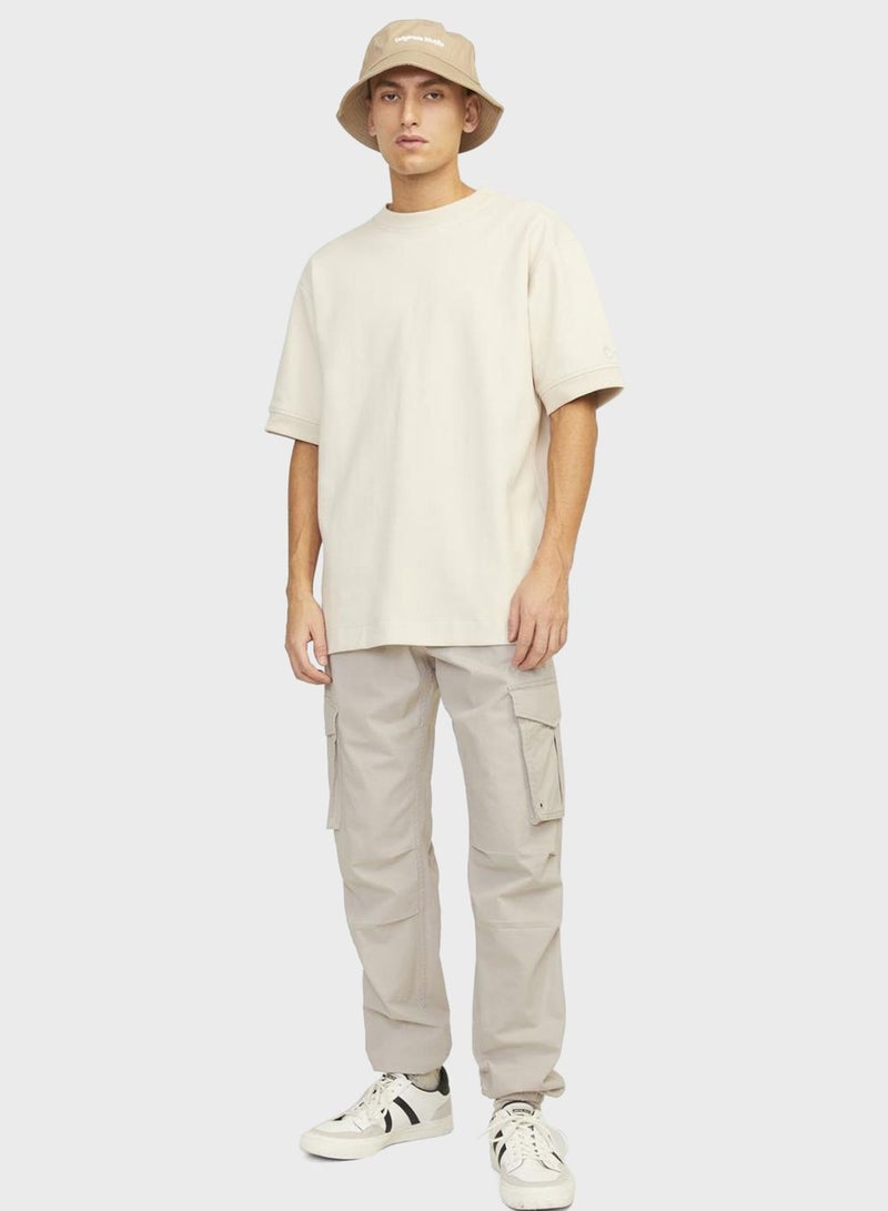 Jpstkane Jjnoah Pocket Detail Drawstring Cargo Pants