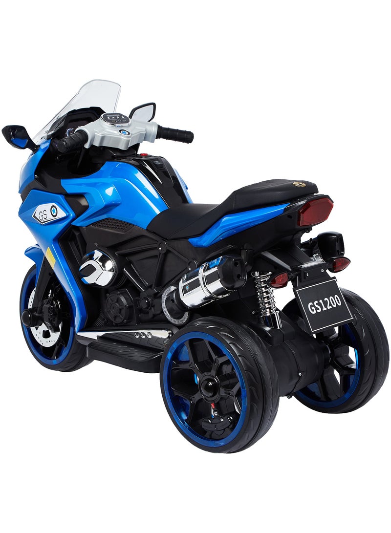 Powered Riding Motorbike For Kids - Blue