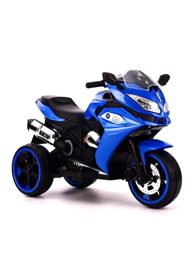 Powered Riding Motorbike For Kids - Blue