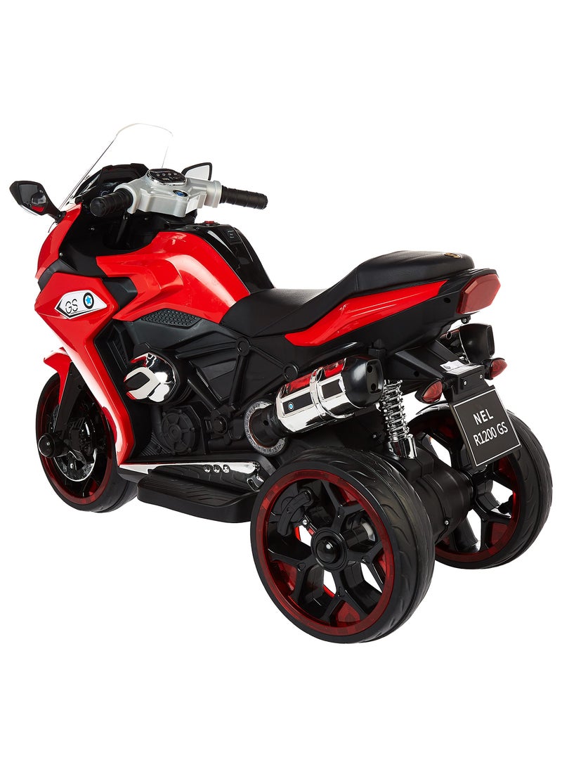 Powered Riding Motorbike For Kids - Red