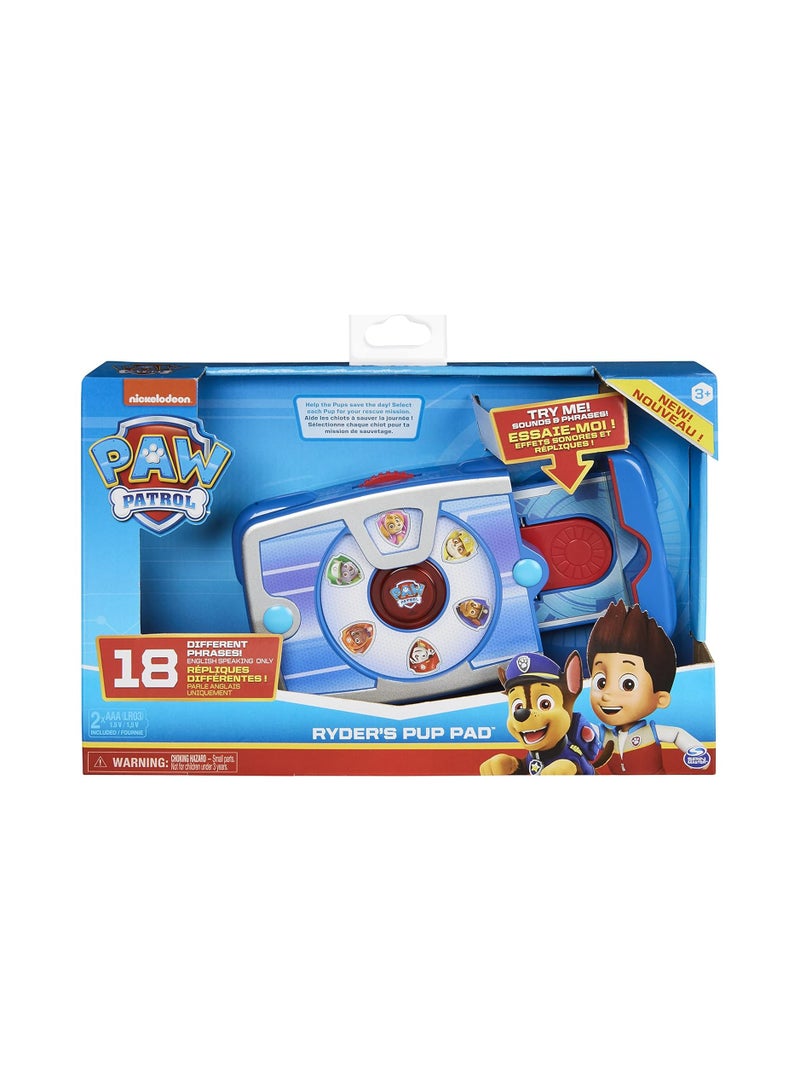 Paw Patrol, Ryder’s Interactive Pup Pad with 18 Sounds