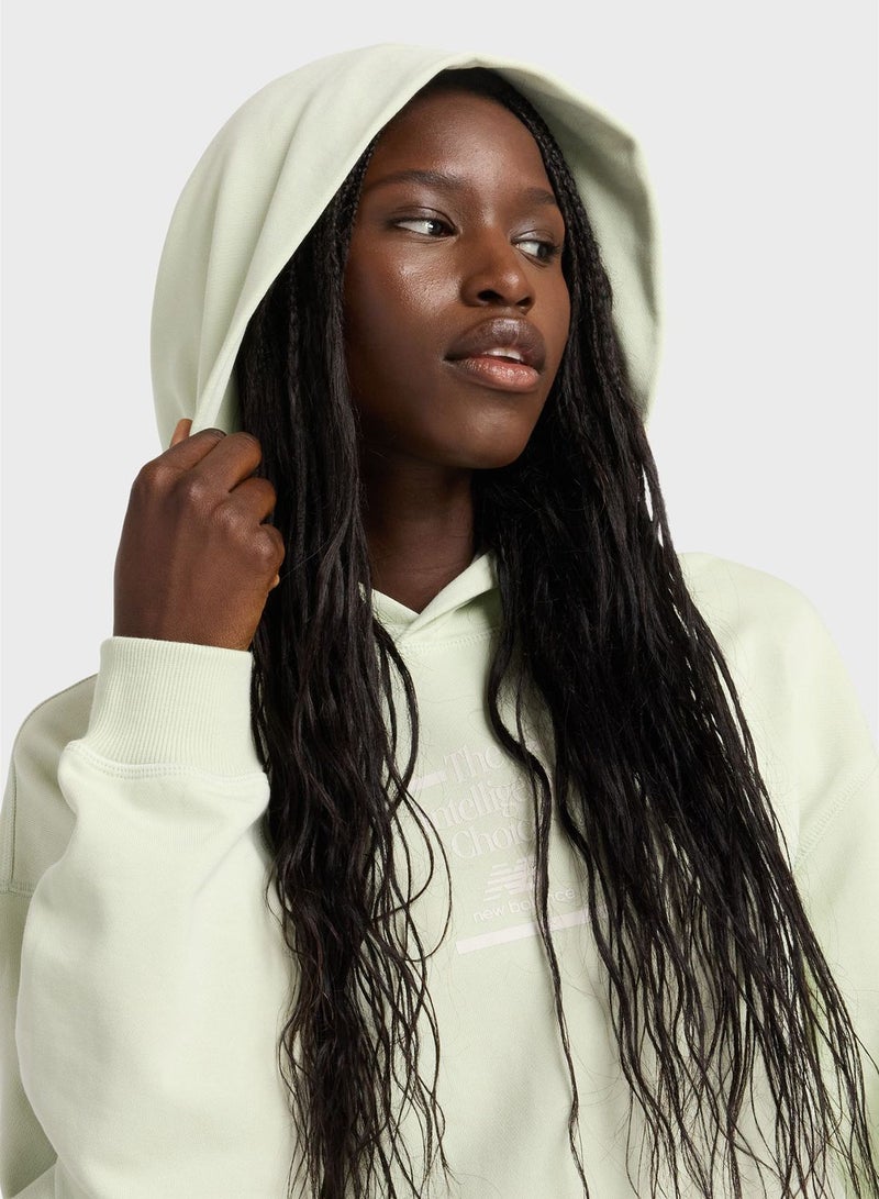 Athletics French Terry Oversized Hoodie