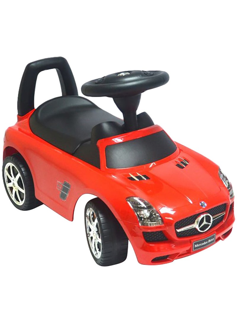 Official Licensed Mercedes Benz sls Kids Toddlers Rideon Pusher Car - RED