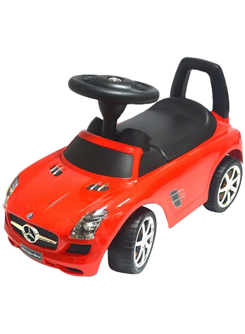 Official Licensed Mercedes Benz sls Kids Toddlers Rideon Pusher Car - RED