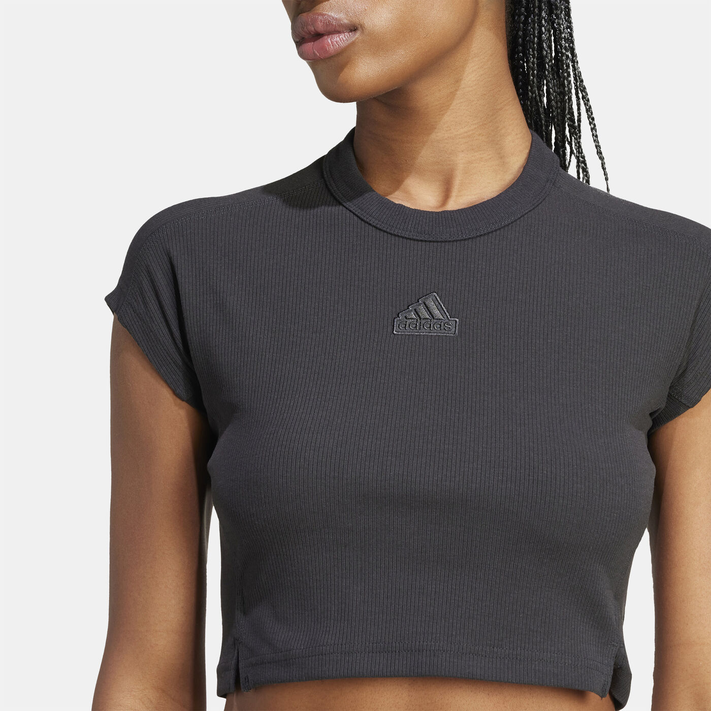 Women's Lounge Ribbed Crop Top