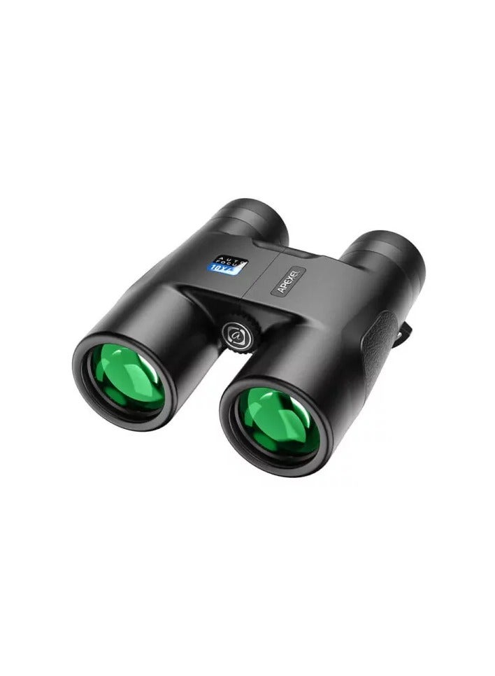 APEXEL 10x42 FMC BAK4 High Power Binoculars with Auto Fixed Focus, Waterproof & Fogproof, Compact Telescope for Bird Watching, Hunting, Travel, and Sports Events