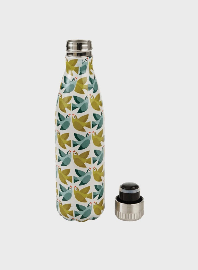 Stainless Steel Bottle 500Ml - Love Birds