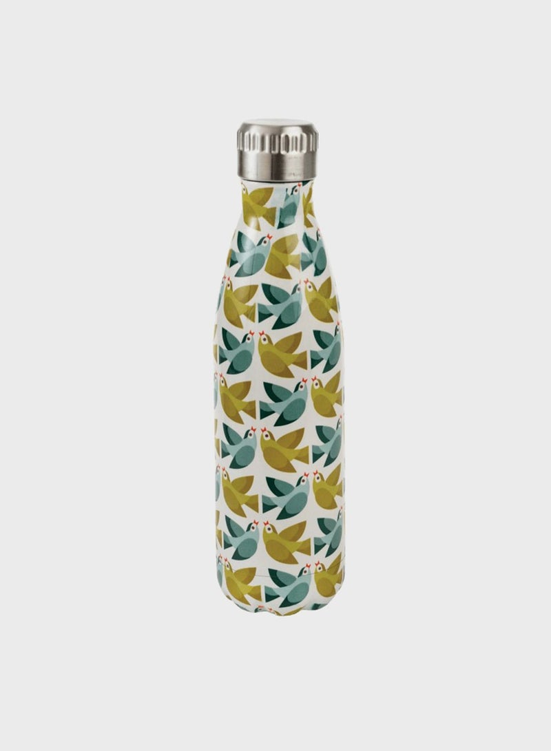 Stainless Steel Bottle 500Ml - Love Birds