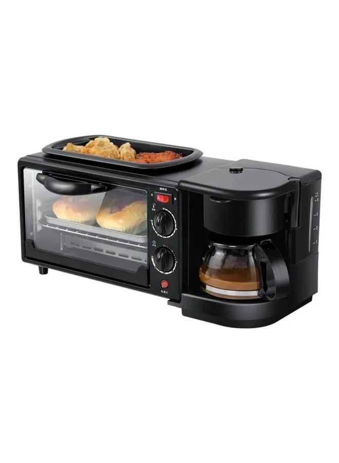 Breakfast Maker Oven, Grill and Coffee Machine 3x1 ‎Sf-4004 7.0 L 640.0 W Sf-4004 black