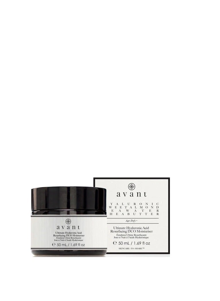 AVANT SKINCARE ULTIMATE HYALURONIC ACID RESURFACING DUO MOISTURISER 50ML