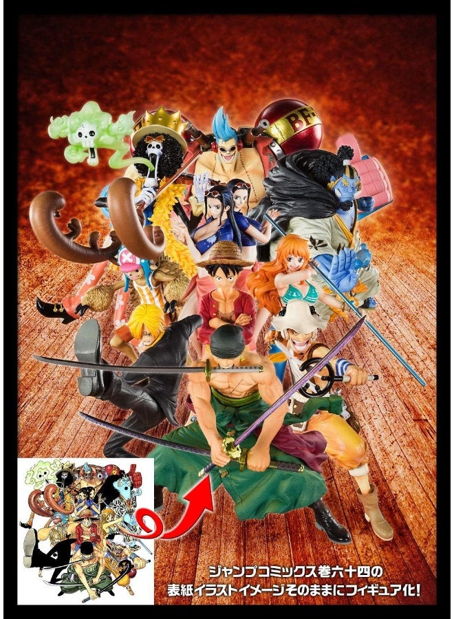 Bandai Tamashii Figuarts Zero One Piece Black Leg Sanji Statue, One-Size