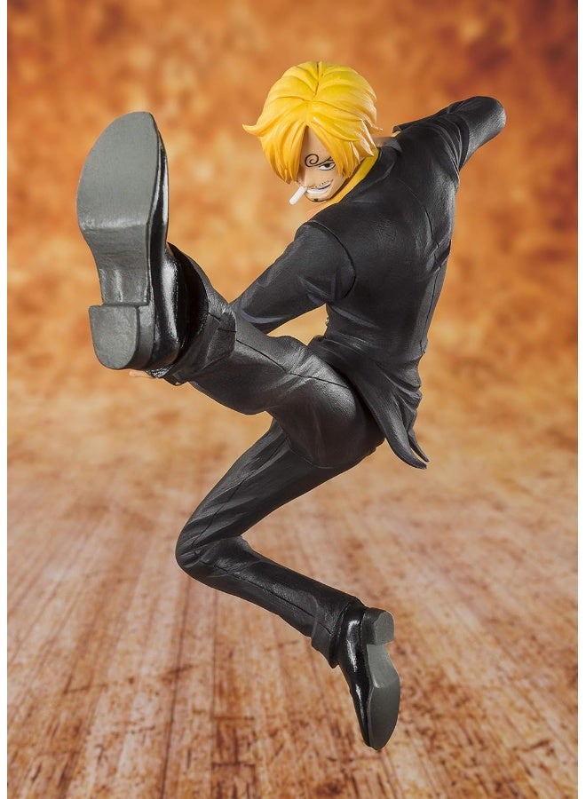 Bandai Tamashii Figuarts Zero One Piece Black Leg Sanji Statue, One-Size