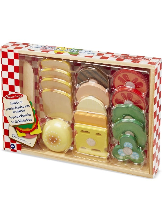 Melissa & Doug Sandwich-Spielset aus Holz