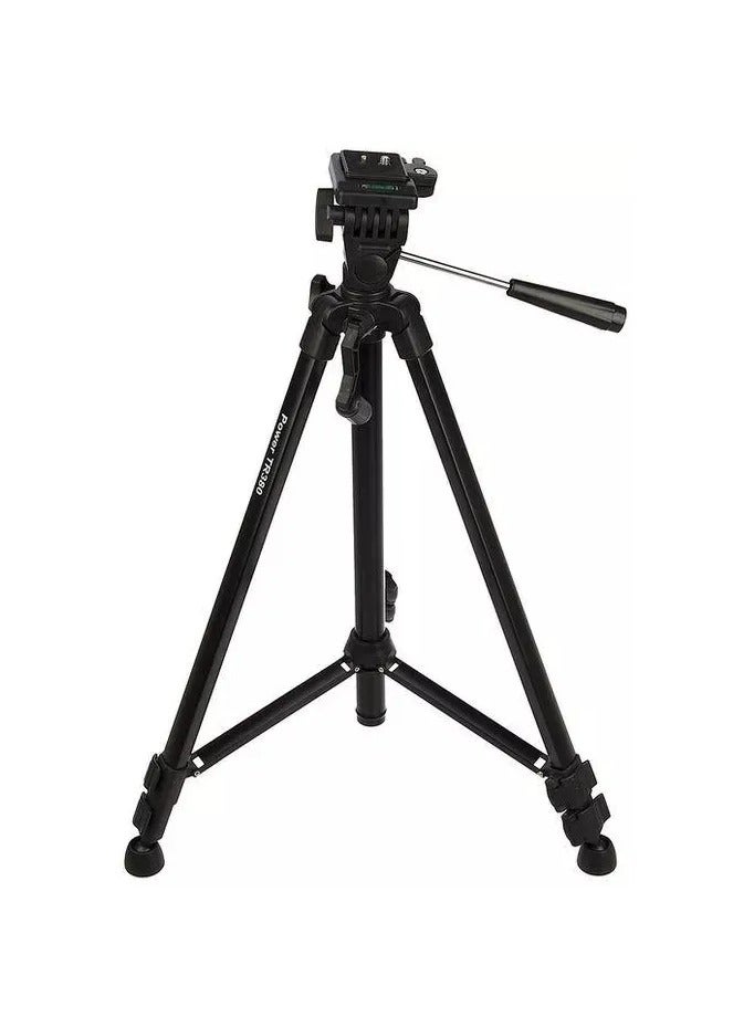 TR380 Camera Tripod Aluminum Camera Tripod with 3-Way Swivel Pan Head,Bag for DSLR Camera,DV Video Camcorder