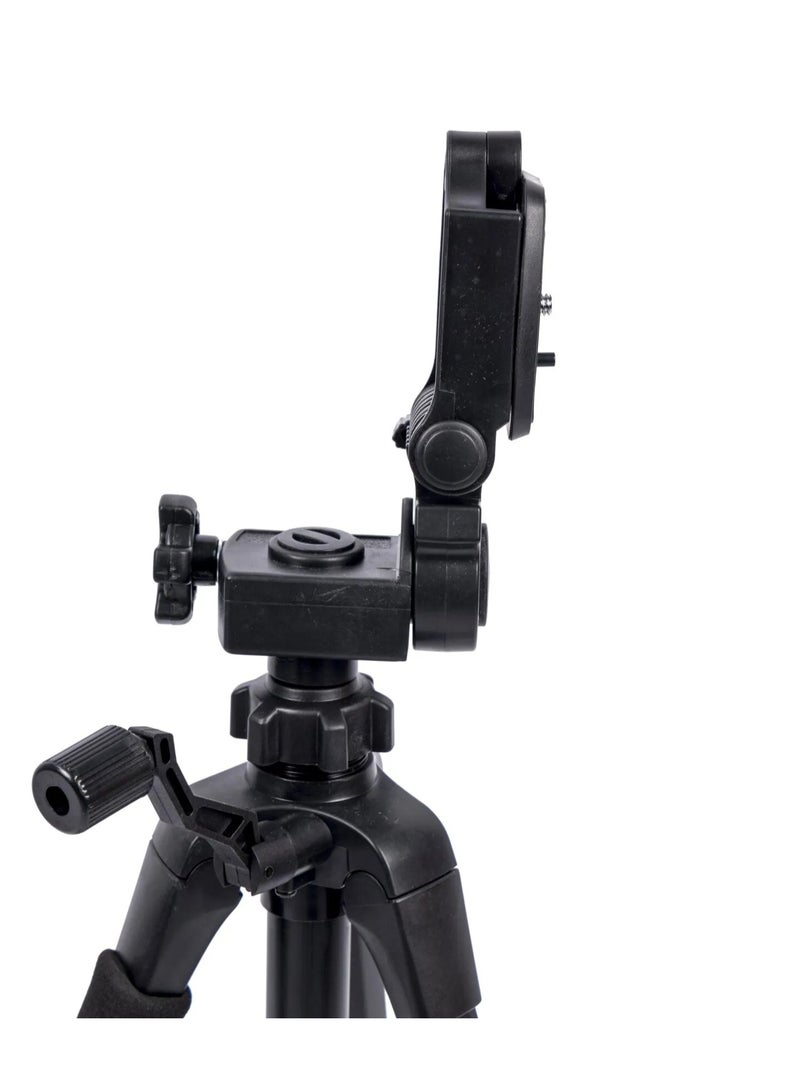 TR380 Camera Tripod Aluminum Camera Tripod with 3-Way Swivel Pan Head,Bag for DSLR Camera,DV Video Camcorder