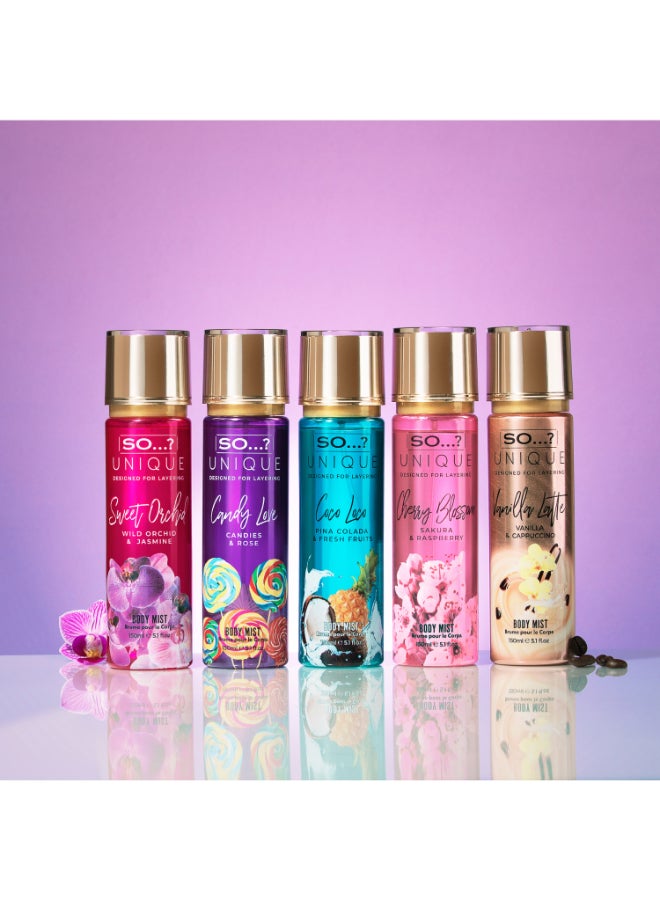 Unique Coco Loco Body Mist | 150ml | Tropical Coconut & Creamy Scent | Long-Lasting & Refreshing Women's Fragrance | Perfect for Daily Wear & Summer Vibes