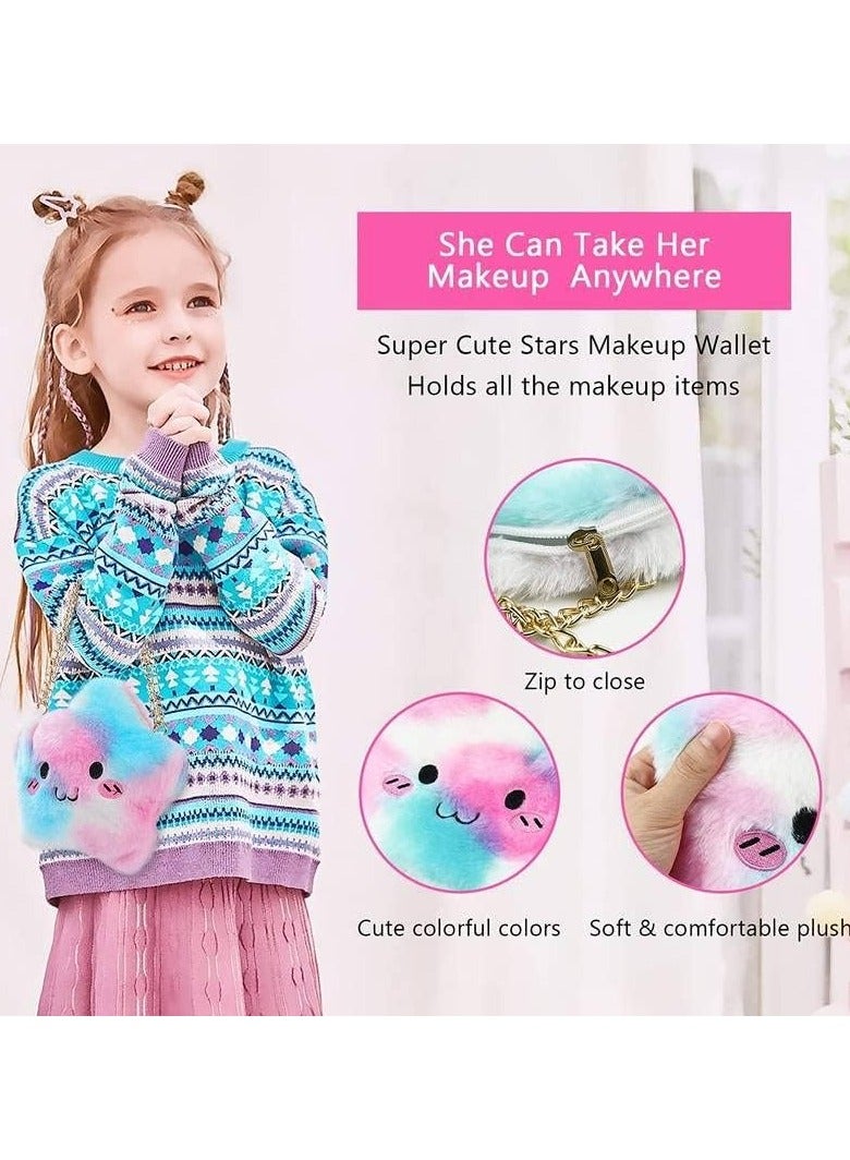 Kids Makeup Kit for Girls - Washable Real Makeup Set for Toddlers - Safe & Non-Toxic Princess Beauty Toys for Ages 3-10