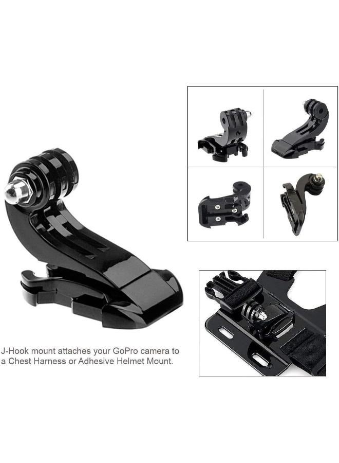2 in 1 Universal Head Strap Mount and Chest Strap Bundle Compatible with Action Camera