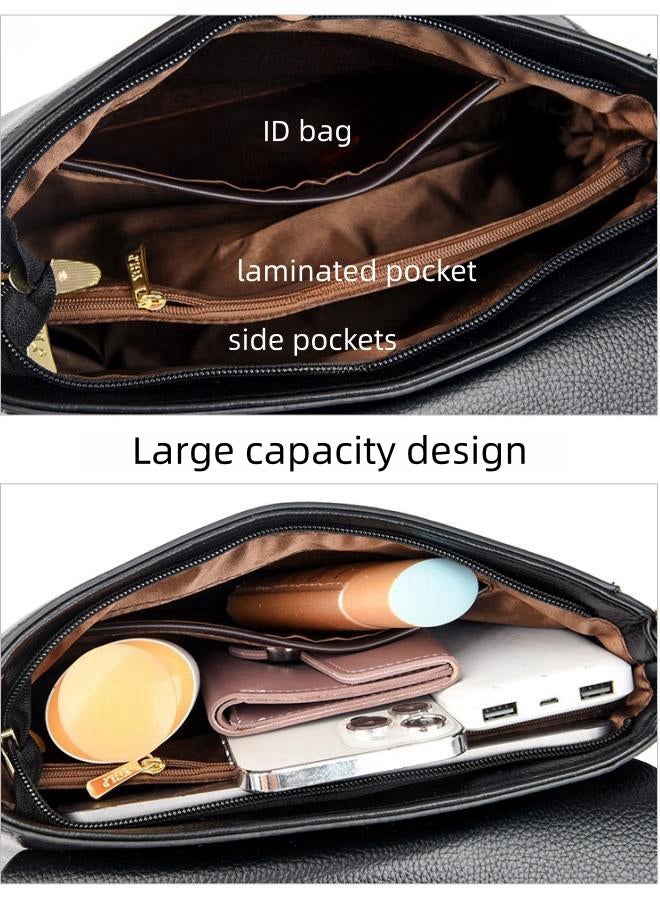 Women's Solid Color Shoulder Bag, Ladies Creative Small Square Buckle Crossbody Bag Sling Bag Side Bag Carry Bag, Daily Commuter/Banquet/Party/Campus PU Leather Satchel Bags Tourist Bag for Girls