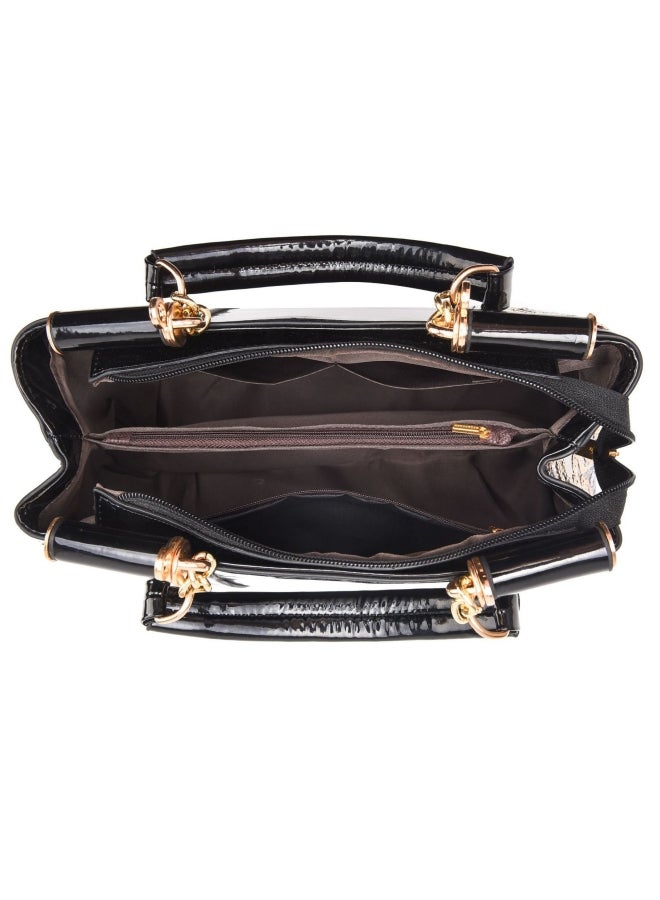 Women's Versatile Large Capacity Crossbody Bag, Ladies Top Handle Shoulder Bag Side Bag Sling Bag, PU Leather Handbag Tote Bags Satchel Bags Clutch Bag Carry Bag for College Students