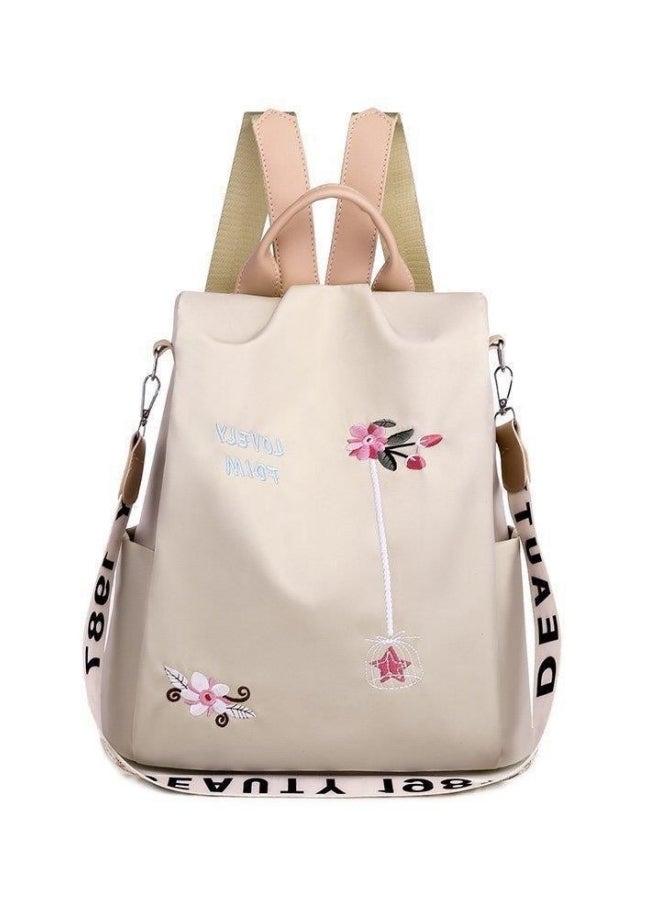 Women's Anti-theft Backpack, Ladies Large Capacity Nylon School Bag Back Bag Book Bag Shoulder Bag, Girls and College Students Waterproof Handbag Side Bag Sling Bag for Campus Shopping