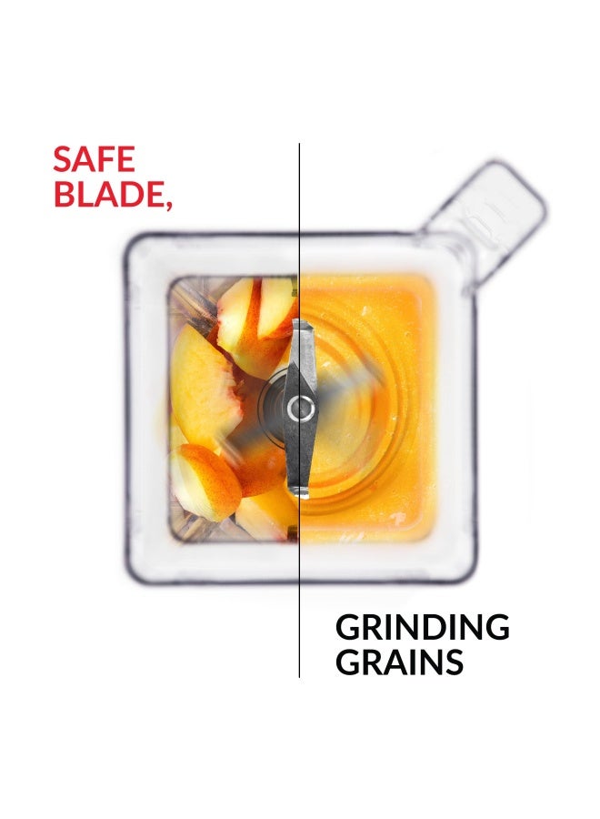 Blendtec 75 oz FourSide Jar  FourSided Blender Jar Compatible with Most Blendtec Blenders  32 oz Blending Capacity  Clear