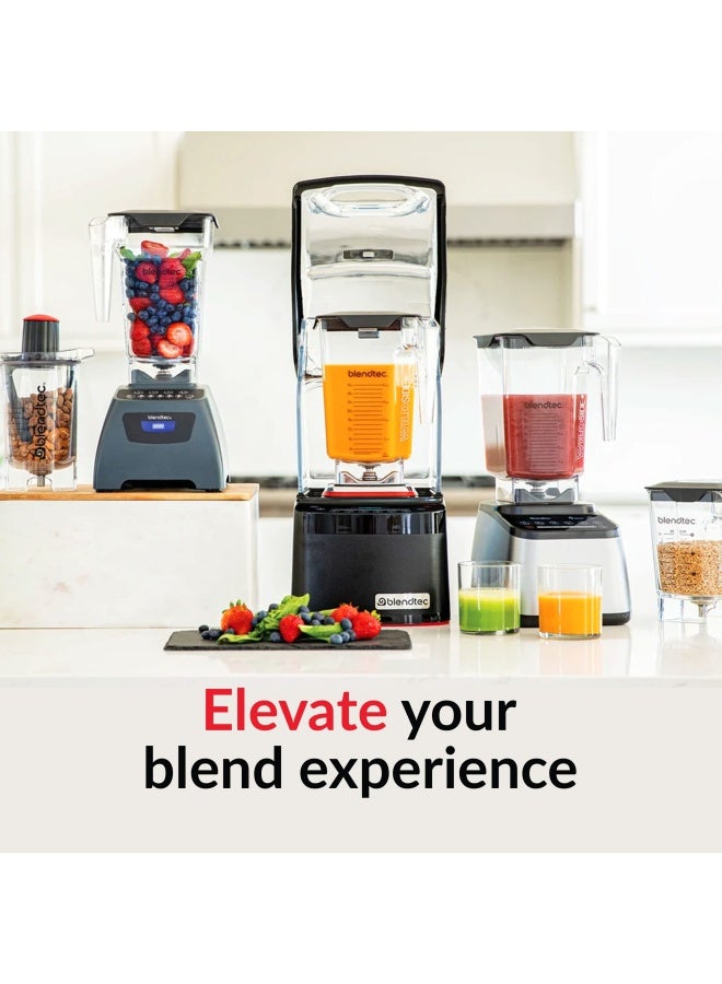 Blendtec 75 oz FourSide Jar  FourSided Blender Jar Compatible with Most Blendtec Blenders  32 oz Blending Capacity  Clear