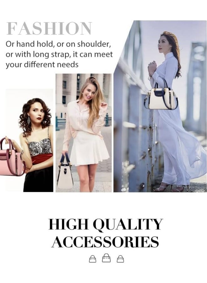 Women's Versatile Contrast Color Crossbody Bag, Ladies Large Capacity Shoulder Bag Handbag Tote Bags Clutch Bag, Fashion Daily Commuting Sling Bag Side Bag for Girls College Students