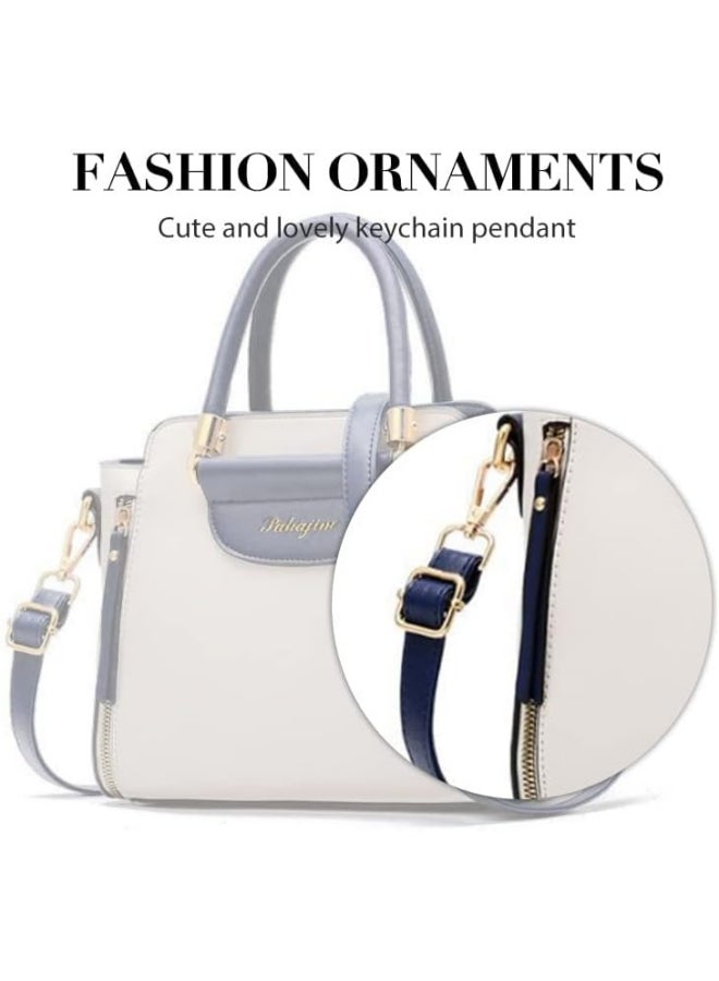 Women's Versatile Contrast Color Crossbody Bag, Ladies Large Capacity Shoulder Bag Handbag Tote Bags Clutch Bag, Fashion Daily Commuting Sling Bag Side Bag for Girls College Students
